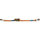Spanband met ratel, 50 mm, 2-delig, met punthaken, 8 m