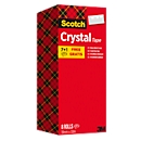 Sparset Klebeband Scotch® Crystal, 8 Rollen, L 33 m x B 19 mm, Ø 26 mm