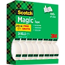 Sparset Klebeband Scotch® Magic™ Tape, 24 Rollen, L 33 m x B 19 mm, Ø 26 mm