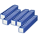 Sparset Regalkasten RK 521 für Regaltiefe 500 mm, Polystyrol, blau, 5 Stück 
