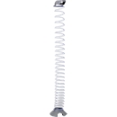 Spirale pour câbles, hauteur d'extension 1300 mm, Ø 90 mm, vertical jusqu'au sol, universel, plastique, transparent