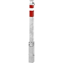Square post, cylinder lock, differently lockable