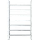 SSI Schaefer Archive Shelving, Basic Bay, 7 étagères, L 750 x P 300 mm, galvanisé