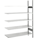 SSI Schäfer Archivregal, Anbaufeld, 5 Böden, B 995 x T 300 mm, verzinkt