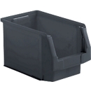 SSI Schäfer Bac à bec série ENTRY 322 - plastique recyclé - L 350 x l 200 x H 200 mm - capacité 10,4 L - noir