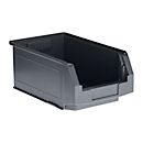 SSI Schäfer Sichtlagerkasten Serie ENTRY 321, recycelter Kunststoff, L 343 x B 209 x H 145 mm, 7,5 L, schwarz