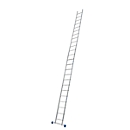 Stabilo aluminium stepladder, 24 rungs, with crossbeam