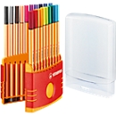 STABILO® fineliners Point 88, in plastic box, 20 pieces