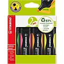 STABILO® GREEN BOSS, 4 pieces, assorted colors