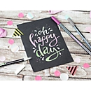 STABILO® Pen 68 metallic premium felt pen, round tip, line width 1.4 mm, pack of 8, assorted colours