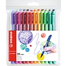 Stabilo viltstiften pointMax, 24 kleuren, lijndikte 0,8 mm, in etui