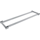 Stahlsockel TETRIS WOOD, Zurückgesetzt, für Regale/Schränke B 1200 mm