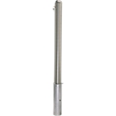 Stainless steel bollard, with hemisphere, removable, with different locking system.
