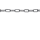 Stainless steel chain, 5 mm, welded