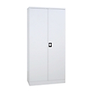 Stalen kast - B 920 x D 500 x H 1950 mm - lichtgrijs/lichtgrijs