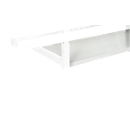 Stalen opbergvak serie TPB, Montage onder tafelblad serie TPB, draagvermogen 30 kg, voor tafelbreedte 1500 mm