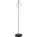 Standing coat rack with 8 hooks