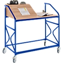 Standing lectern, wide model, without intermediate shelves