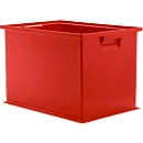 Stapelbak 14/6-2Z – Polypropyleen – L 465 x B 314 x H 298mm – 33L – met geïntegreerde handgrepen - rood