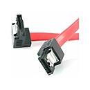 StarTech.com 18in Latching SATA to Right Angle SATA Serial ATA Cable - SATA-Kabel - Serial ATA 150/300 - SATA (W)