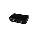 StarTech.com 2 Port USB HDMI KVM Switch / Umschalter mit Audio und USB 2.0 Hub - KVM-/Audio-/USB-Switch - 2 Anschlüsse