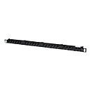 StarTech.com 24 Port 0.5U Cat5e Patch Panel - RJ45 Ethernet Rack Mount Cat 5e 110 Patch Panel - Rackmount Network Patch Panel (PANELHU24) - Patch Panel