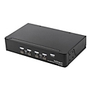 StarTech.com 4 Port DisplayPort KVM Switch - DisplayPort 1.2 KVM - 4K 60Hz - DisplayPort Switch - DisplayPort Umschaltbox - USB KVM Switch - KVM-/Audio-Switch - 4 Anschlüsse