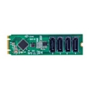 StarTech.com 4-Port M.2 to Sata Adapter Card - Controller - m.2 NVMe