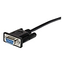 StarTech.com 50cm Seriell DB9 RS232 Verlängerungskabel - RS 232 DB-9 Kabel Verlängerung- DB 9 (Stecker)