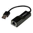 StarTech.com Adaptateur réseau USB 2.0 vers Ethernet - 10/100 Mb/s - Convertisseur / Dongle USB vers RJ45 - Mâle / Femelle - Noir - adaptateur réseau - USB 2.0 - 10/100 Ethernet