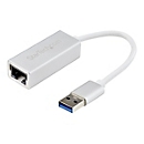 StarTech.com Adaptateur réseau USB 3.0 vers Gigabit Ethernet - Convertisseur USB vers RJ45 - M/F - Argent (USB31000SA) - adaptateur réseau - USB 3.0 - Gigabit Ethernet x 1