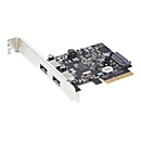 StarTech.com Carte PCIe 2 Ports USB - 10Gbps/port - Carte Contrôleur Hôte USB 3.2 Gen 2 Type-A PCI Express 3.0 x2 - Carte Adaptateur Additionnelle - Full/Low Profile - Windows & Linux - PCIe - USB 3.2 Gen 2 (3.1 Gen 2) - Hauteur totale / Profil ba...