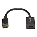 StarTech.com DisplayPort auf HDMI Video Adapter / Konverter (Stecker/Buchse) - DP zu HDMI mit bis zu 1920x1200 - DP / HDMI Länge 25cm - Videoadapter - DisplayPort männlich zu HDMI weiblich - 26.5 cm