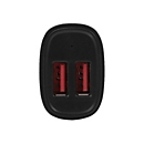 StarTech.com Dual Port USB KFZ Ladegerät - 24W/4.8 - Weiß - 2 Port USB Autoladegerät - Auto-Netzteil - 24 Watt - 4.8 A - 2 Ausgabeanschlussstellen (USB)