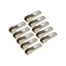 StarTech.com Gigabit RJ45 Kupfer SFP Transceiver Modul - Cisco GLC-T kompatibel - 1000Base-T - Mini-GBIC - 10er Pack - SFP (Mini-GBIC)-Transceiver-Modul (gleichwertig mit: Cisco GLC-T)