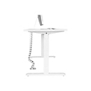 StarTech.com Kabelmanager / Kabelschlange - verstellbar und flexibel Kabelkanal mit vier Kabelkanälen und beschwertem Fuß - Kabelführung - Kabel - Organizer