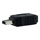 StarTech.com Micro USB auf Mini USB 2.0 Adapter - Bu/St - Schwarz - USB-Adapter - Micro-USB Typ B (W)