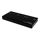StarTech.com Répartiteur vidéo et amplificateur de signal HDMI haute vitesse à 2 ports - HDMI - 2x HDMI - 1920 x 1200 pixels - Noir - Acier - 15 m