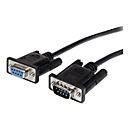 StarTech.com Serielles DB9 RS232 Verlängerungskabel 3m - RS 232 DB-9 Kabel Verlängerung- DB 9 (Stecker)