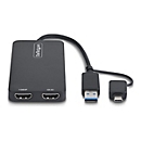 StarTech.com Startech - Videoadapter - USB Typ A, USB-C männlich