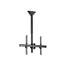 StarTech.com Support plafond court pour télévision à écran plat - Multidirectionnel (FPCEILPTBSP) - support - pour écran plat - noir