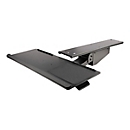 StarTech.com Tastaturablage - Höhenverstellbare Tastatur und Mausablage, 25 x 66 cm - Ergonomische Schreibtisch/Computer Tastaturablage mit Mauspad & Handgelenkauflage - Kipp/Drehfunktion (KBTRAYADJ2)