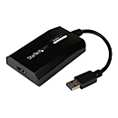 StarTech.com USB 3.0 auf HDMI Adapter / Konverter - Externe Monitor Grafikkarte für Mac und PC - DisplayLink Zertifiziert - HD 1080p - Adapterkabel - USB Typ A männlich zu HDMI weiblich - 16 cm - Schwarz - 1920 x 1200 (WUXGA)