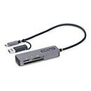 StarTech.com USB 3.0 Multikartenleser, SD/microSD/CF, USB-C Kartenleser - Kartenleser (CF II, microSDHC, microSDXC, SDHC, SDXC, SD 3.0 UHS-I)