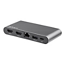 StarTech.com USB-C-Dock - USB-C Hub - 4K HDMI USB-C-Dockingstation -  Mini dock - Dual Monitor - 100W Power Delivery Passthrough