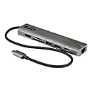 StarTech.com USB-C Multiport Adapter - USB-C auf 4K 60Hz HDMI 2.0, 100W Power Delivery Pass-through, SD/MicroSD, 2 Port USB 3.0 Hub, GbE - USB-C Mini Dock - 30cm langes Kabel (DKT30CHSDPD1) - Dockingstation - USB-C / Thunderbolt 3