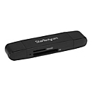 StarTech.com USB Speicherkartenlesegerät - USB 3.0 SD Kartenleser - Kompakt - 5Gbit/s - USB Kartenleser - MicroSD USB Adapter (SDMSDRWU3AC) - Kartenleser - USB 3.0/USB-C