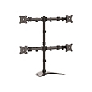 StarTech.com Vierfach-Monitorhalter - Schwenkbar - Verstellbarer 4 Monitorständer - Für VESA Monitore bis zu 27 Zoll (8 Kg) - Aufstellung - für 4 Monitore - Schwarz