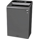 Station de tri Rubbermaid Configure, pour déchets résiduels, avec fixation magnétique, L 495 x P 610 x H 975 mm, 125 l, noir