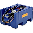 Station-service mobile CEMO Blue-Mobil EASY, avec pompe à membrane CEMATIC BLUE 12 V, réservoir de 125 l pour l'AdBlue®, L 800 x P 600 x H 450 mm